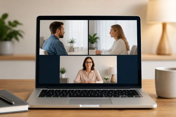 Image of online shuttle mediation Borehamwood